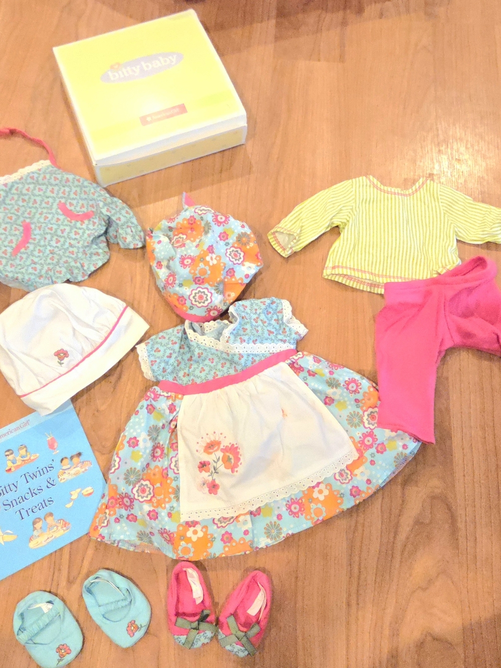 American Girl Bitty Baby Baking Outfits